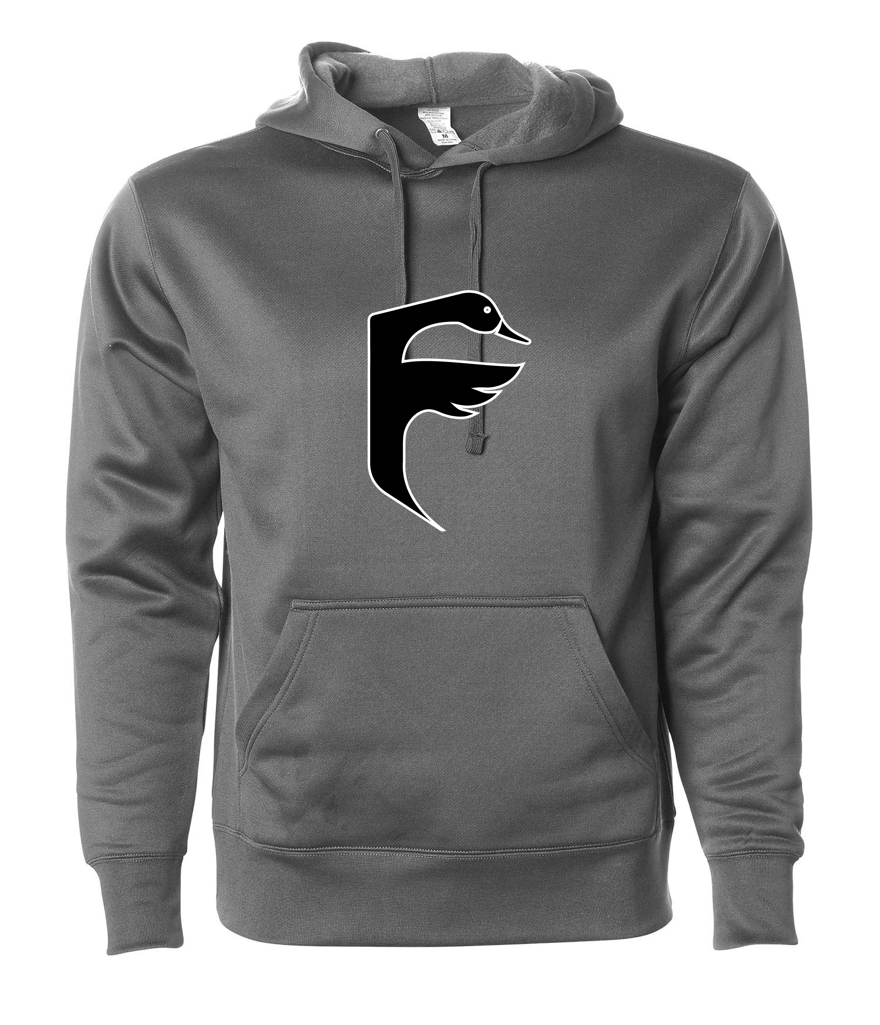 fowler outdoors F logo hoodie grey