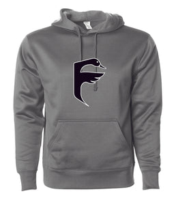 fowler outdoors F logo hoodie grey