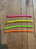 2 Call Round Braid Call Lanyard - with spring style call drops "Bright Primary Colors"