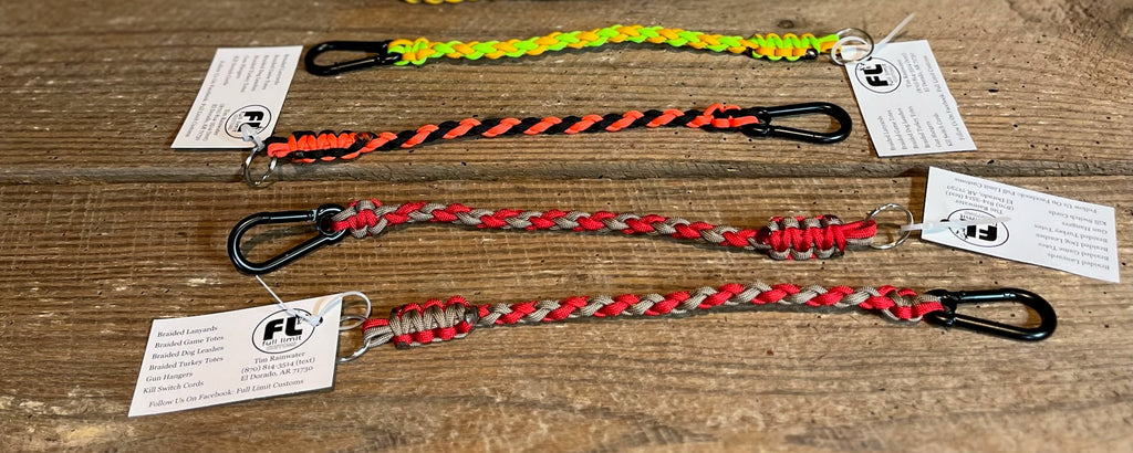 Key Ring Lanyard with Carabiner "Orange Primary Color"