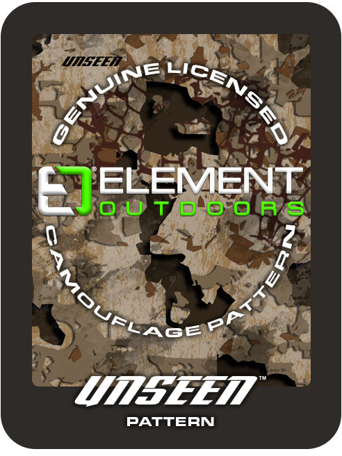 Genuine Licensed Element Outdoors Camouflage Pattern UNSEEN